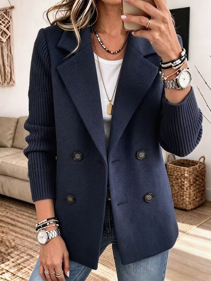 Blazer Élégance à Manches en Maille